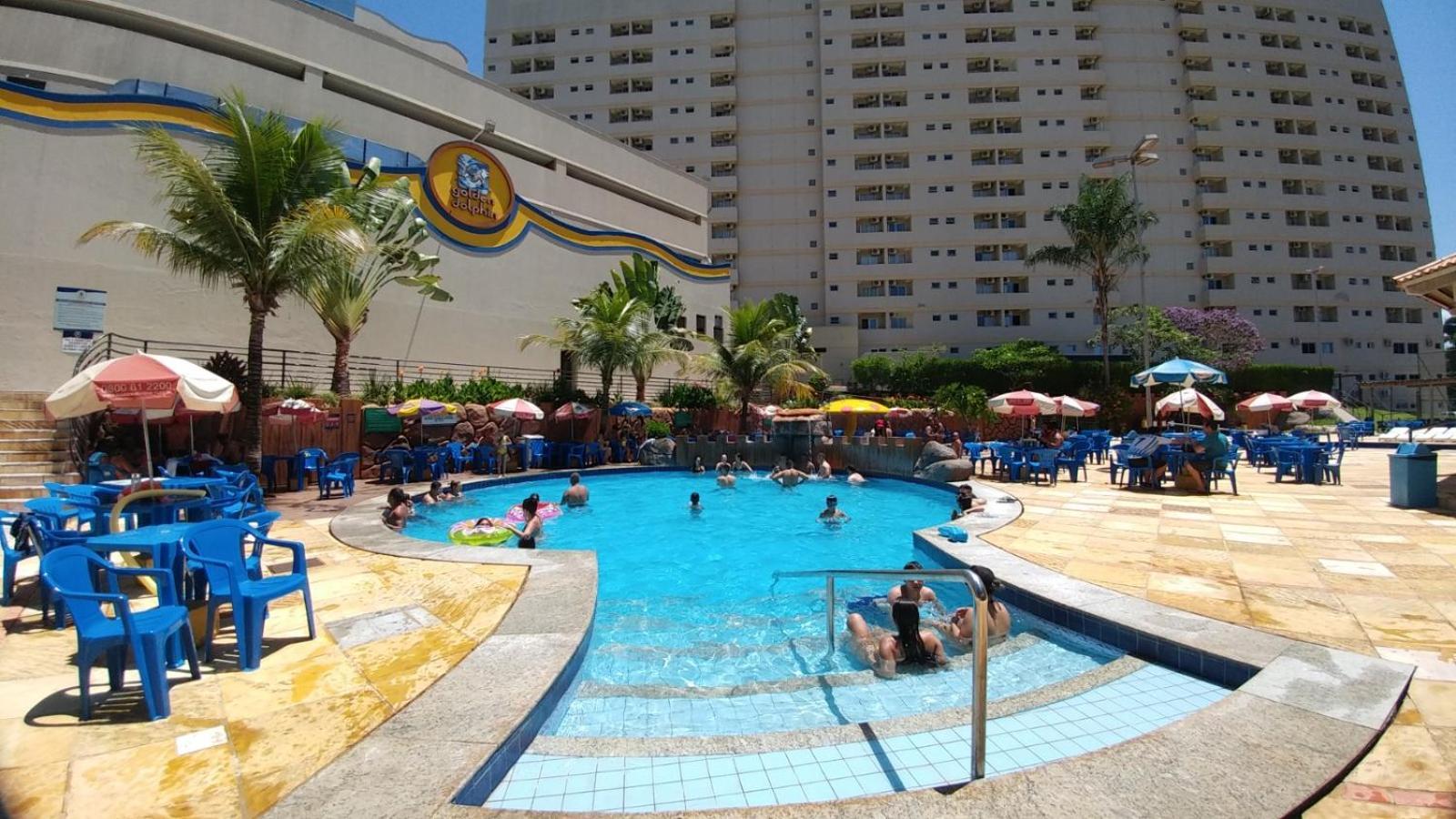 Apartment Golden Dolphin Grand 410 - - 3 E 1 Crianca Ate 5 Anos - - Goias Caldas Novas